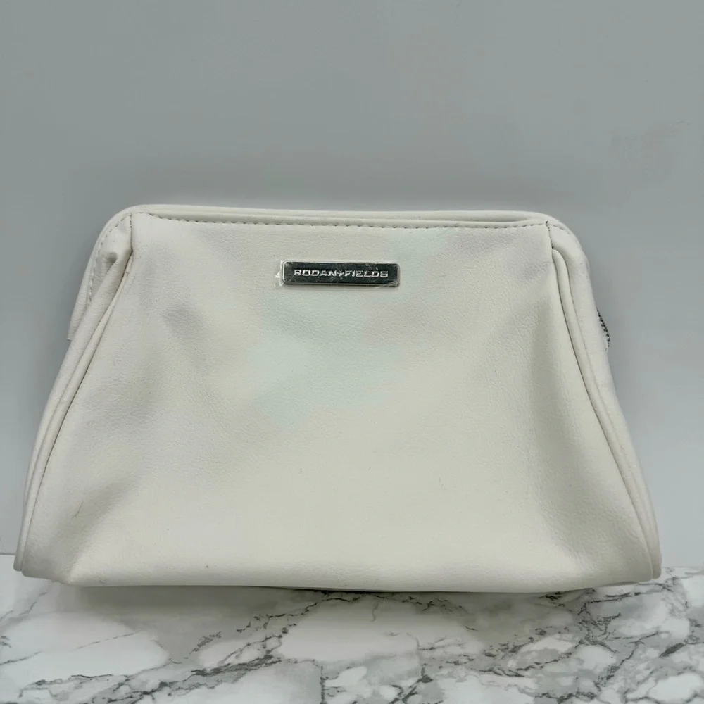 Rodan + Fields White Cosmetic Bag